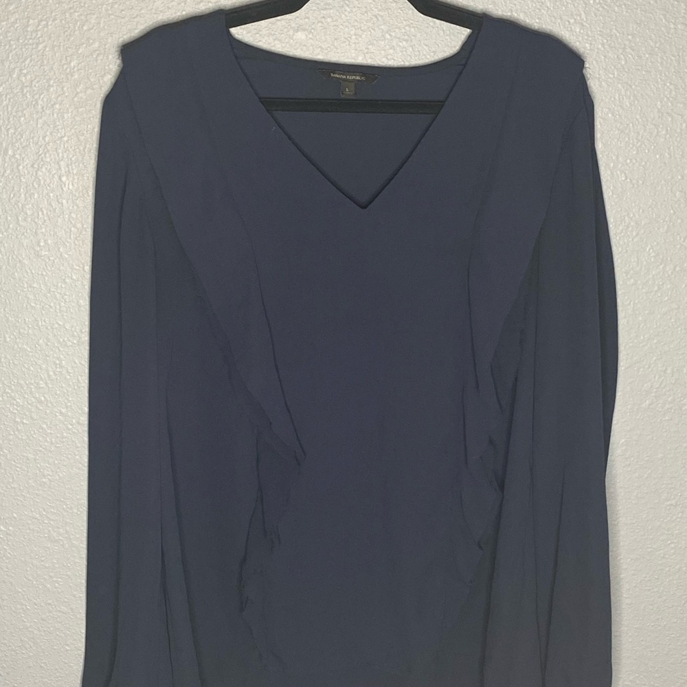 Navy blouse